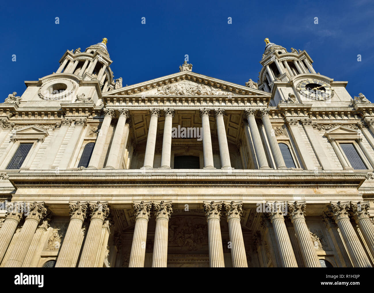 La Catedral de San Pablo, Londres, Inglaterra, Reino Unido Foto de stock