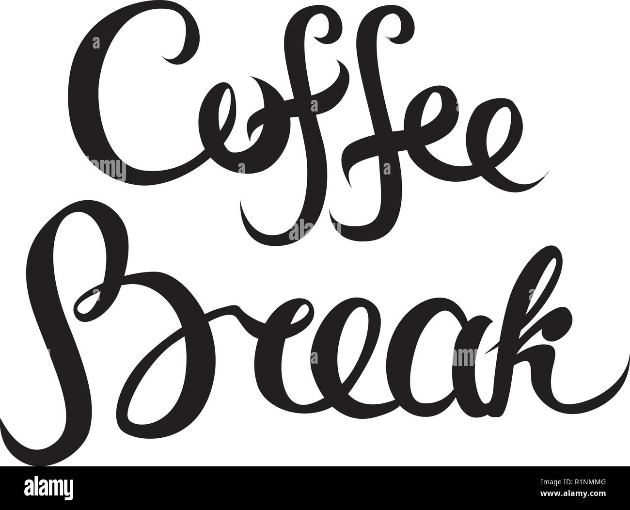 Cartel de coffee break Imágenes vectoriales de stock Alamy