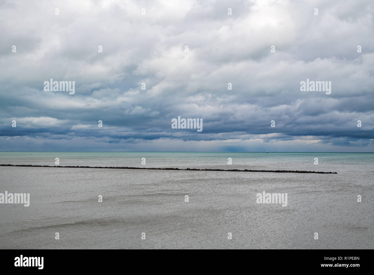 Lago Michigan Foto de stock