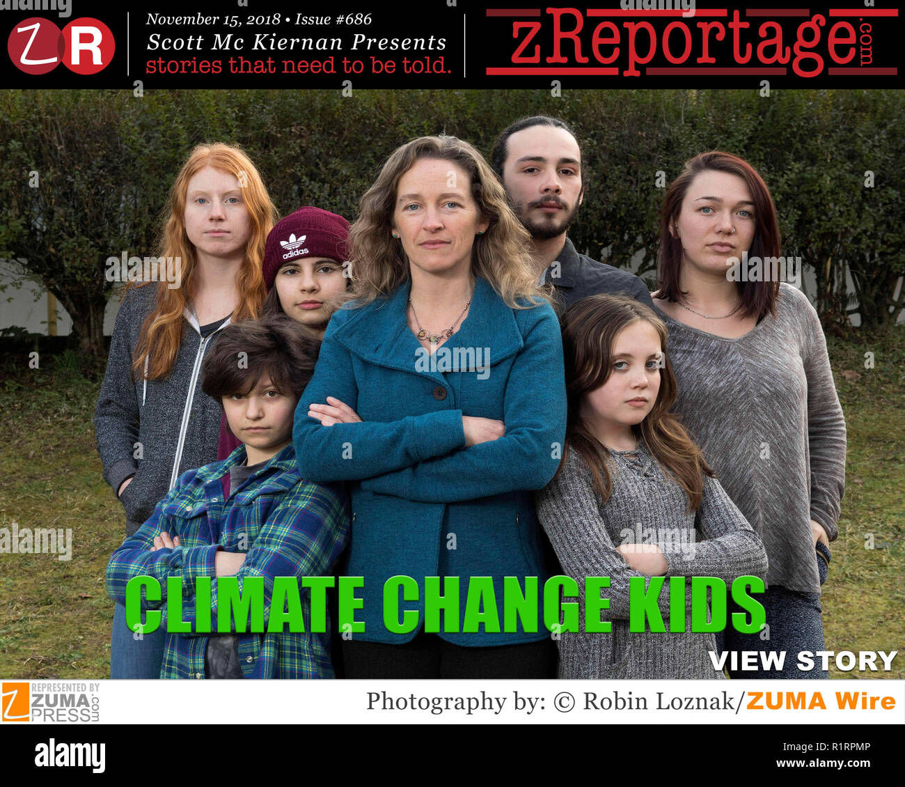 Historia de la semana zReportage.com # 686 - CAMBIO CLIMÁTICO KIDS -  lanzado el 15 de noviembre de 2018, - experiencia multimedia completa:  audio, imágenes fijas, texto y/o video: Ir a zReportage.com