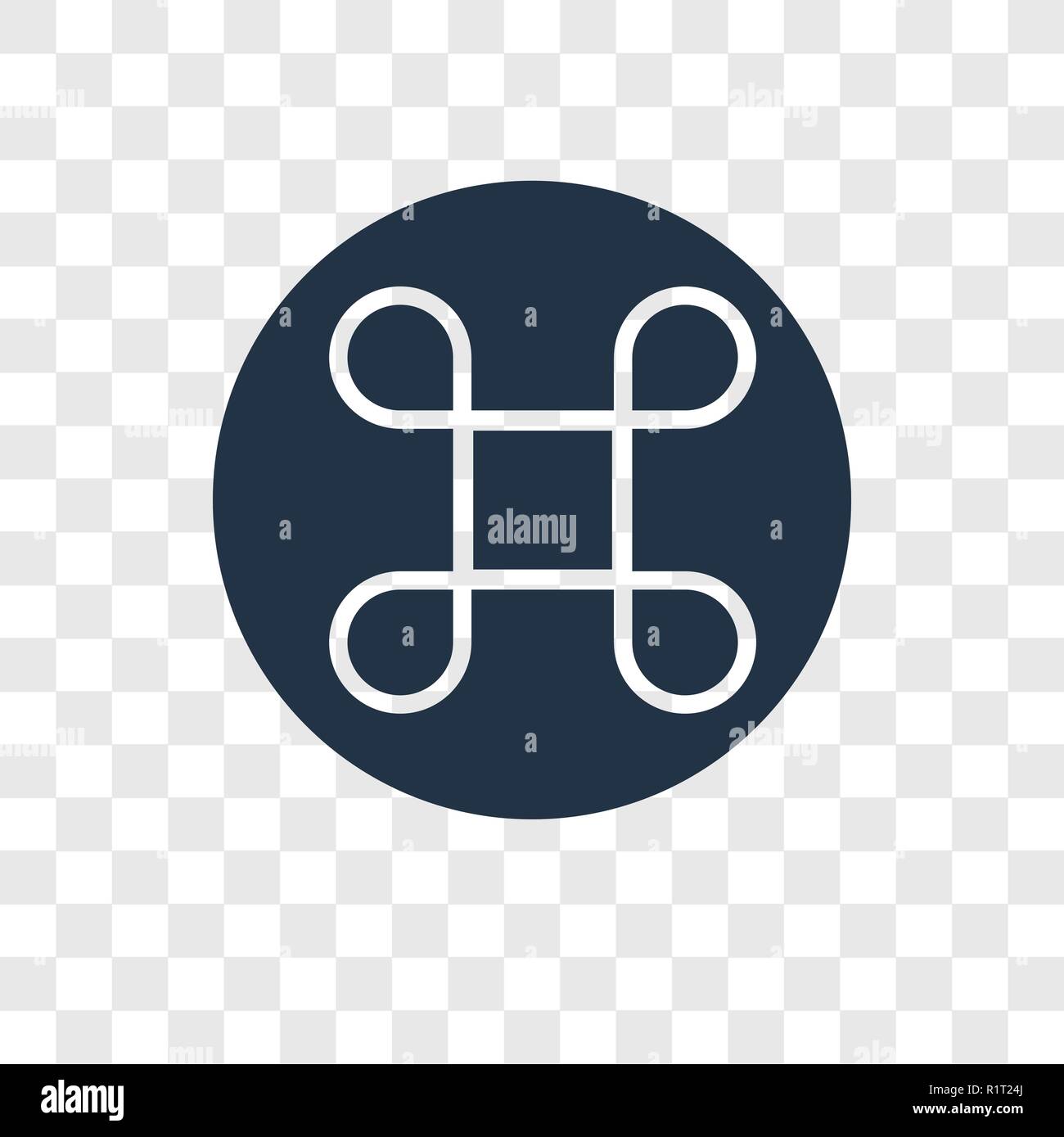 Icono de vector de reconciliación aislado sobre fondo transparente, la
