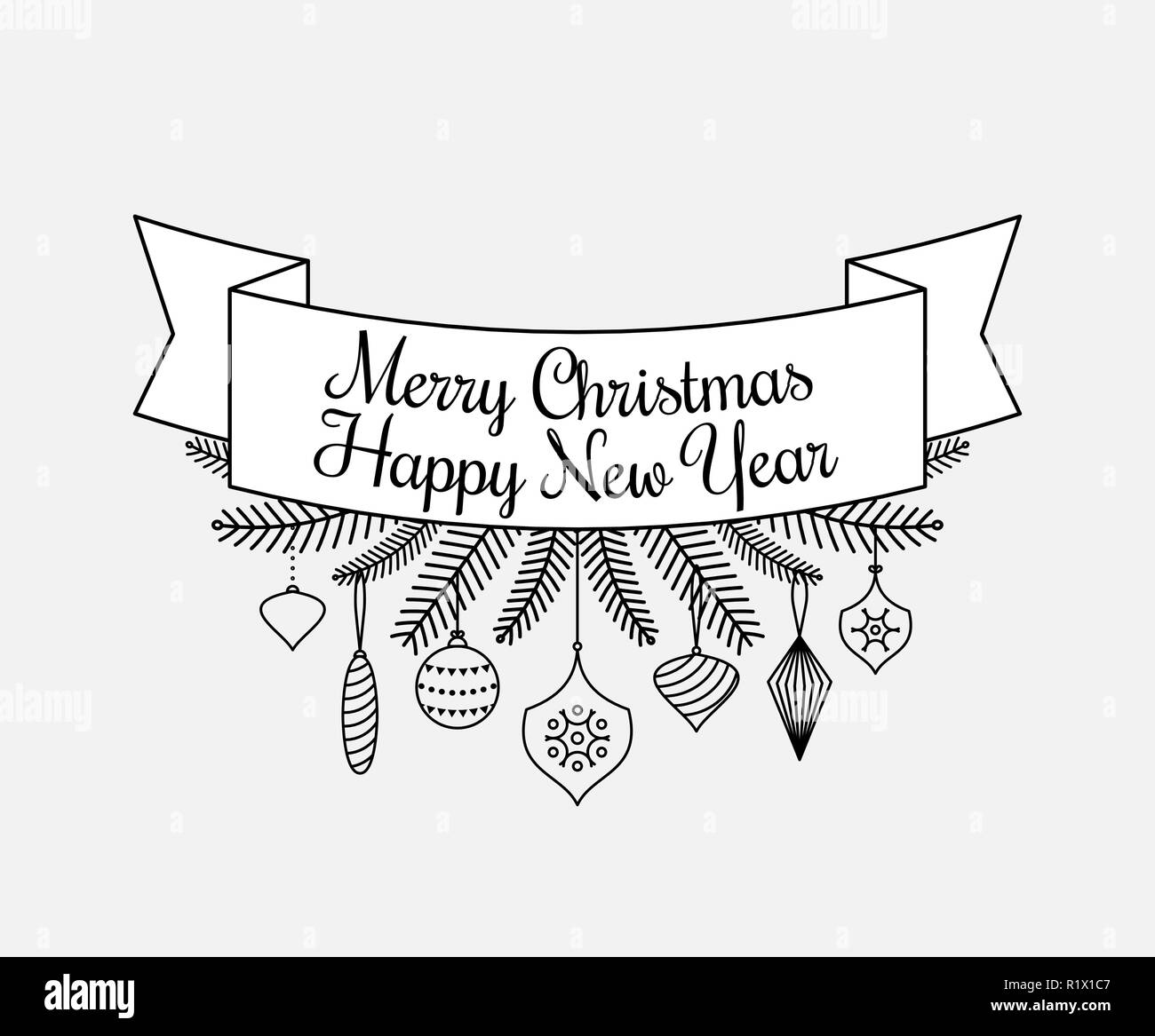 Vector Vintage Feliz Navidad y Próspero Año Nuevo Imagen Vector de stock - Alamy Vector Vintage Feliz Navidad y Próspero Año Nuevo Imagen Vector de stock - Alamy