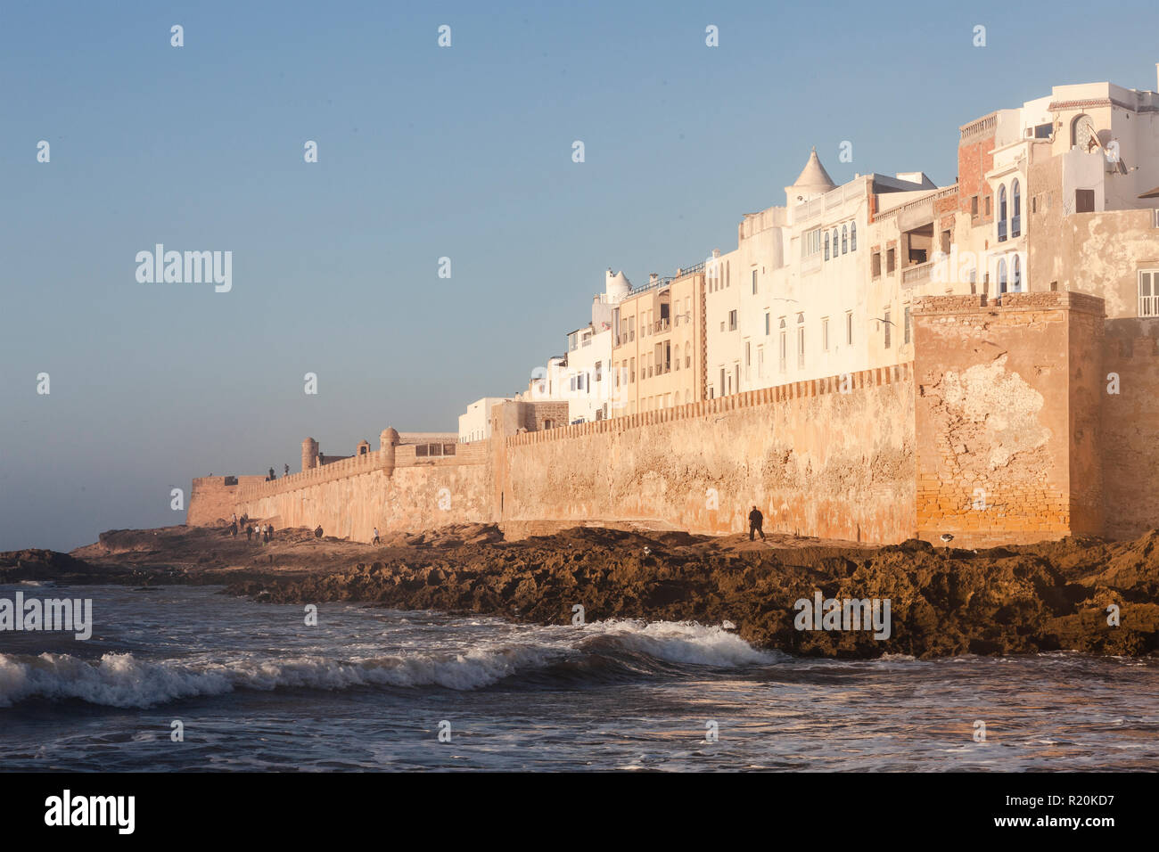 Skala casbah (Juego de tronos) ubicación de película en Essaouira una forteresse utilizados por los portugueese durante su solución para proteger a la ciudad Foto de stock