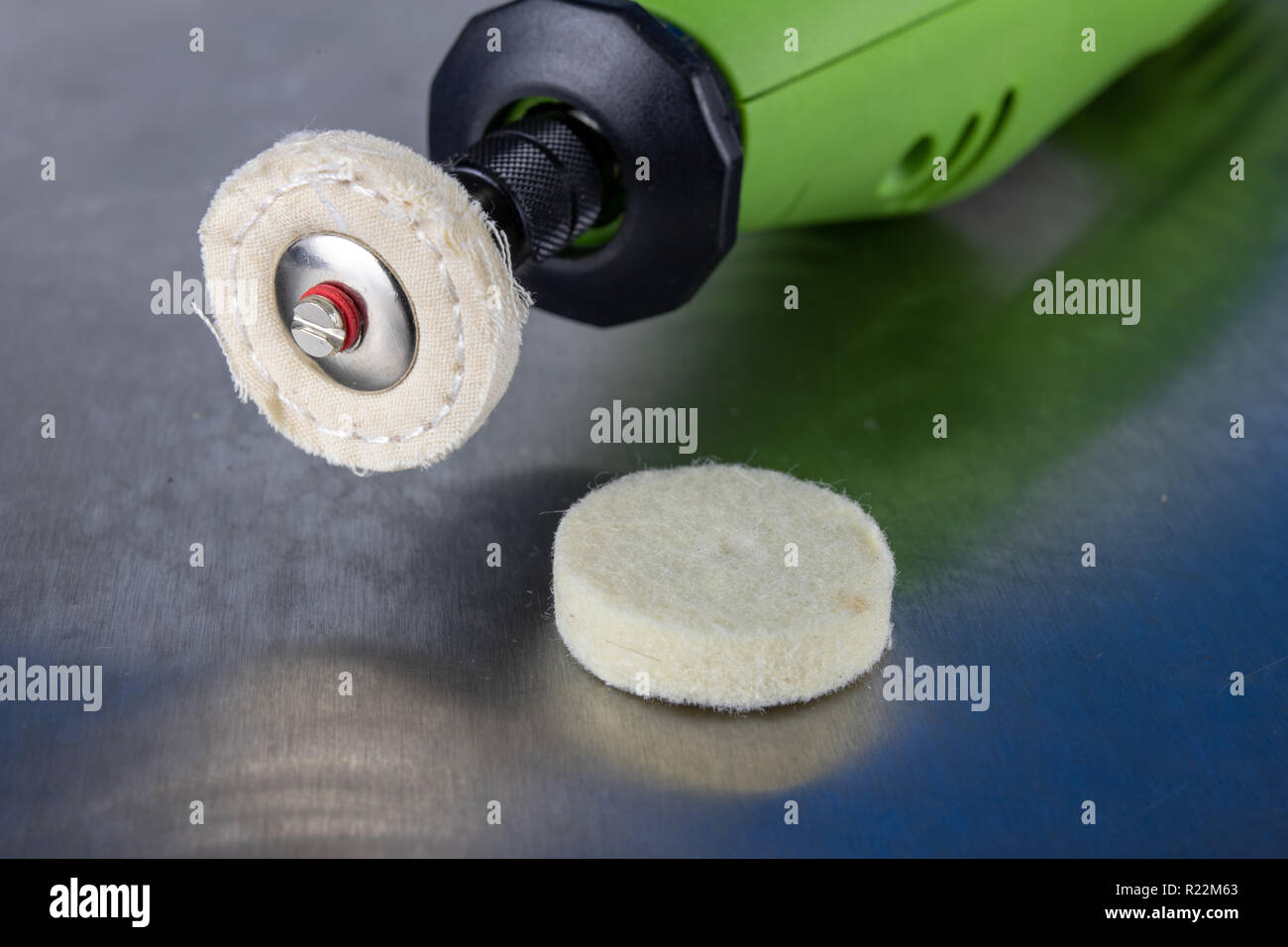 Accesorios para un mini taladro Fotografía de stock - Alamy