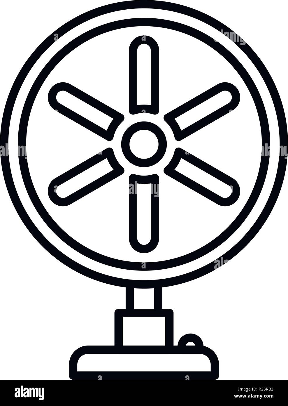 Inicio icono del ventilador, el estilo de esquema Imagen Vector de stock -  Alamy
