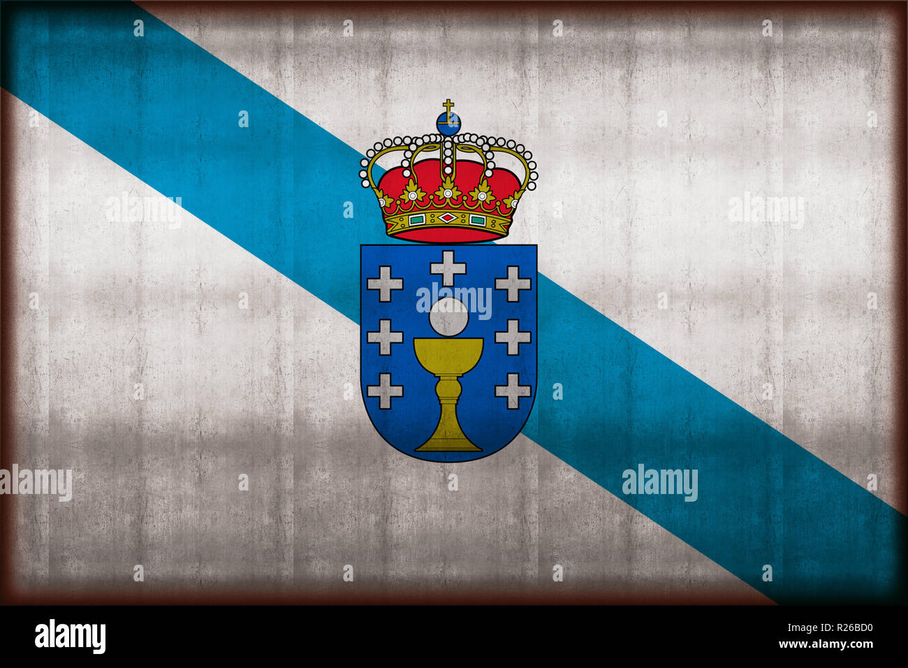 Old vintage flag galicia fotografías e imágenes de alta resolución - Alamy