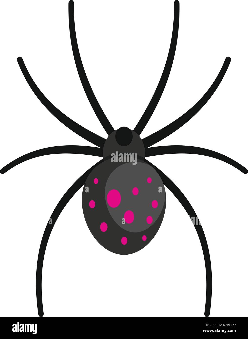 Icono de araña. Ilustración vectorial de dibujos animados de araña icono  para web Imagen Vector de stock - Alamy