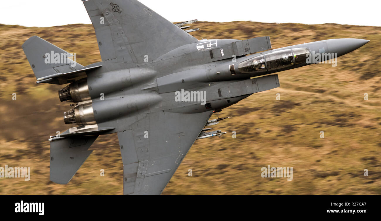 La Fuerza Aérea de los Estados Unidos F-15 Eagle de RAF Lakenheath Foto de stock