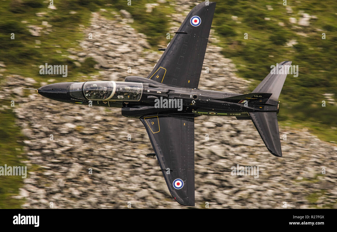 RAF Hawk jet aeronáutico Foto de stock