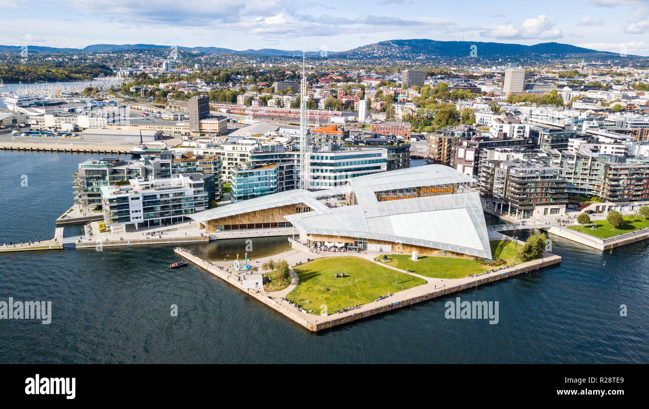 Astrup Fearnley Museum of Modern Art, Oslo, Noruega Foto de stock