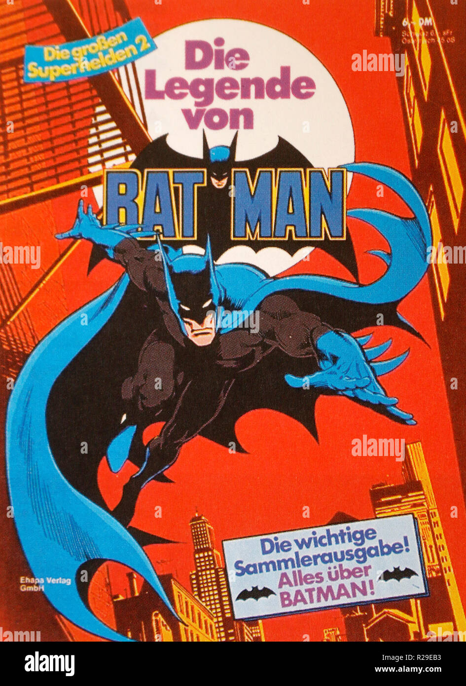 Ein historisches Batman-Heft, Berlín . Foto de stock
