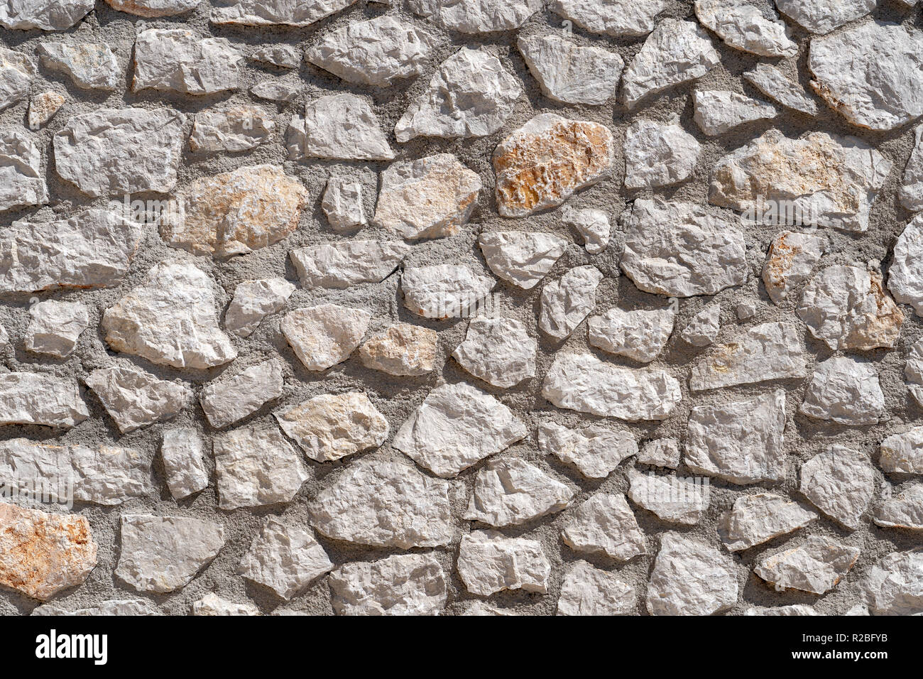 Muro de Piedra de bloque Foto de stock
