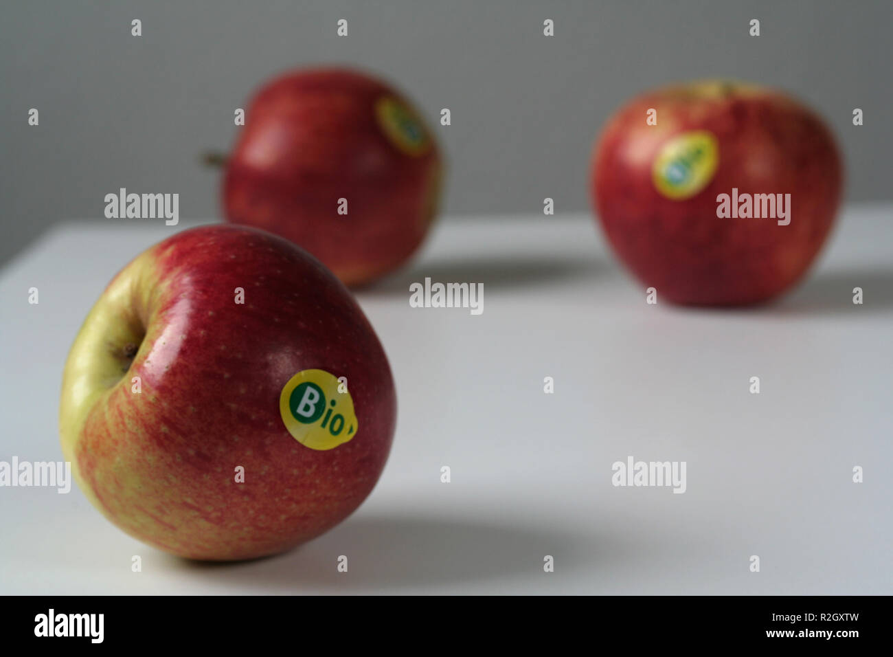 Las manzanas orgánicas ii Foto de stock