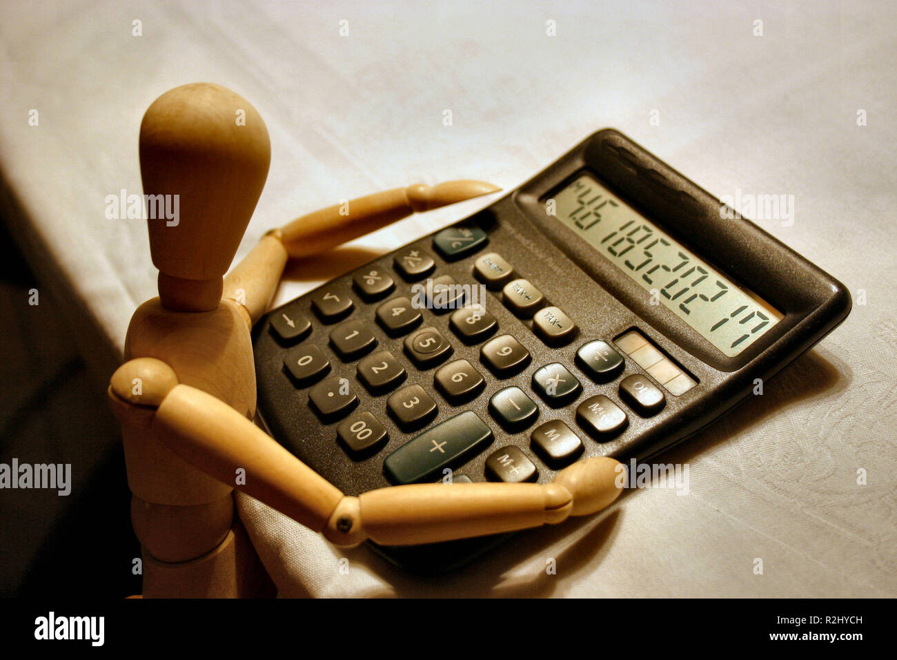El enfriar calculadoras Foto de stock
