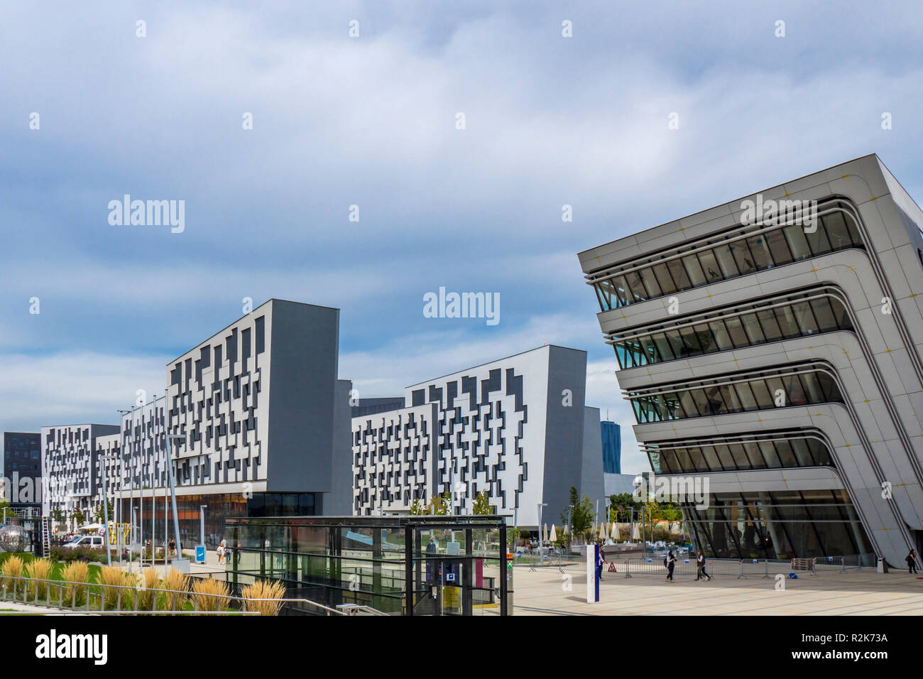 La Universidad de Ciencias Económicas de Viena, Austria Foto de stock