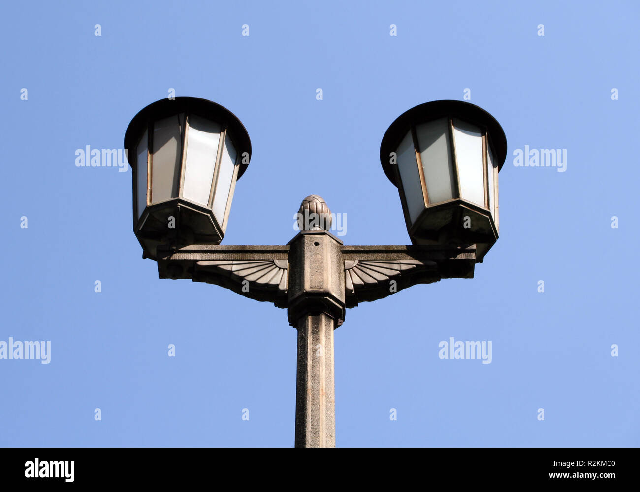 Lámpara de la calle histórica Foto de stock