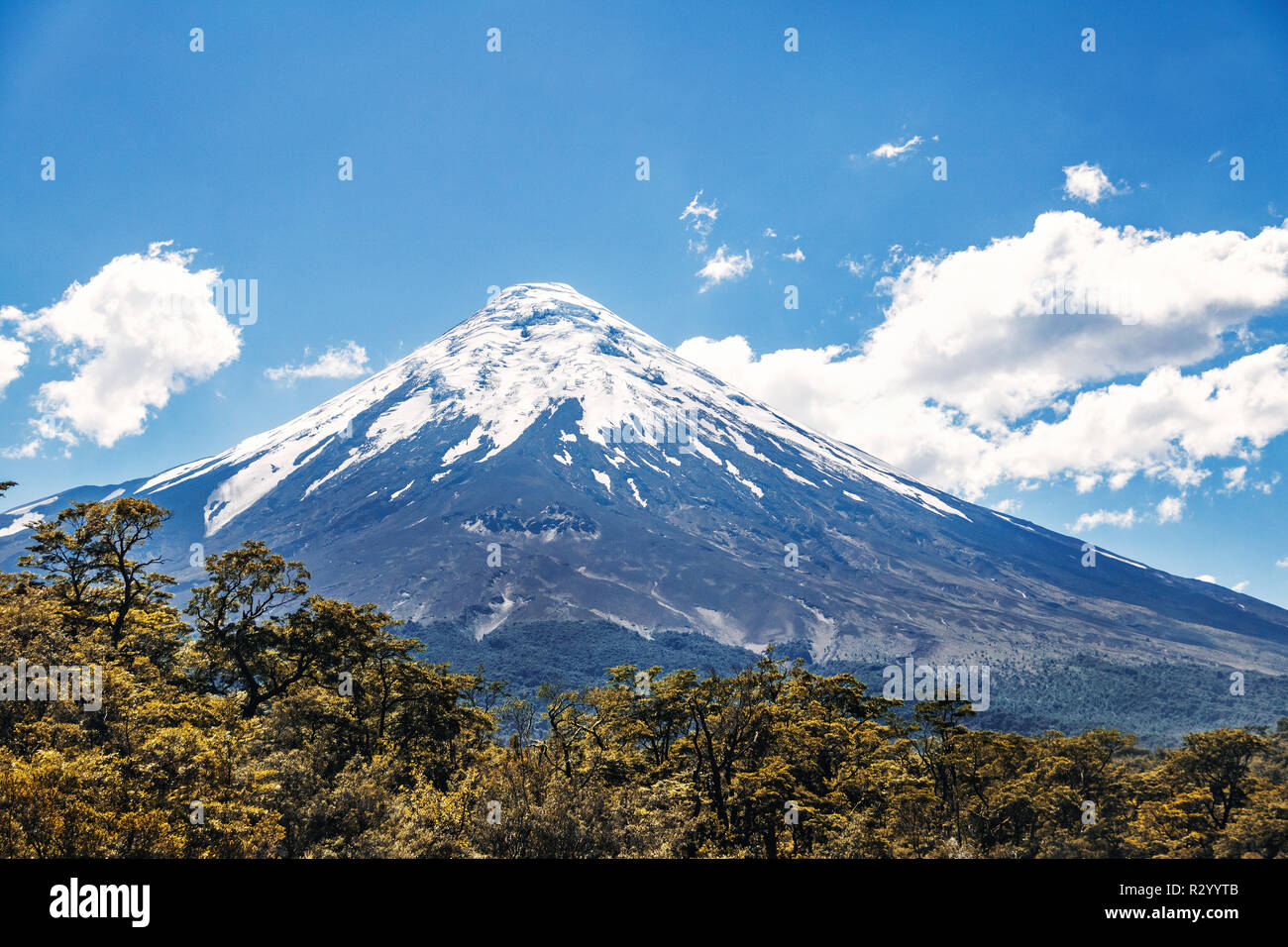 Volcán Osorno - Puerto Varas, Chile Foto de stock