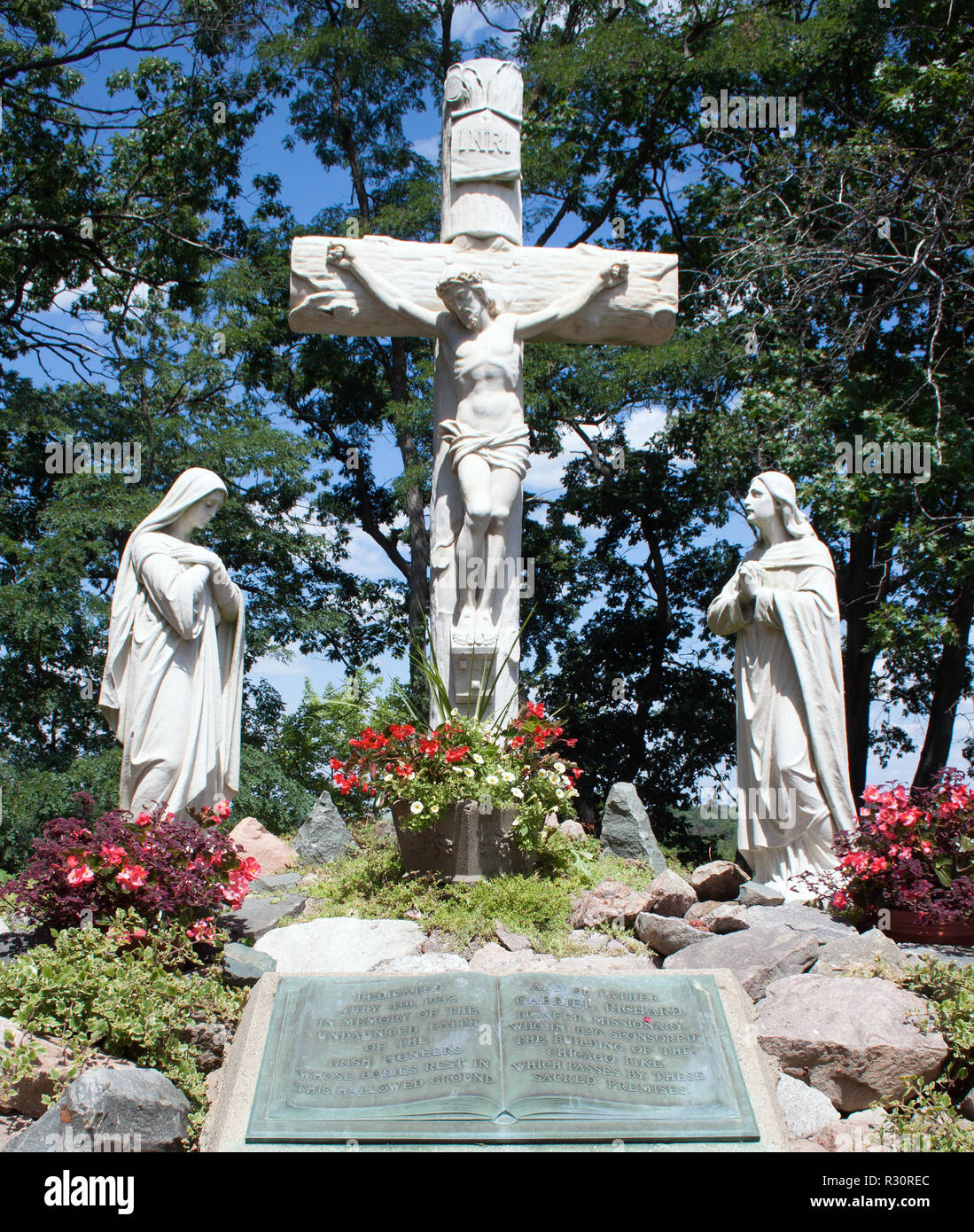 Santuario de San José en Brooklyn, Michigan Foto de stock