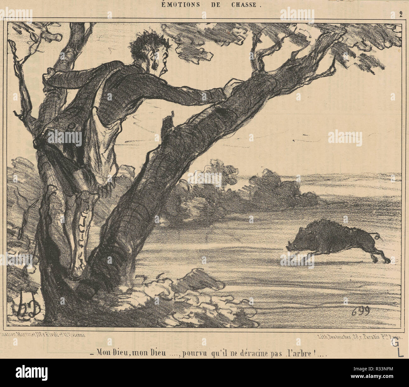 Mon Dieu Mon Dieu Pourvu Fecha Siglo Xix Medio La Litografia Museo La Galeria Nacional De Arte Washington Dc Autor Honore Daumier Fotografia De Stock Alamy