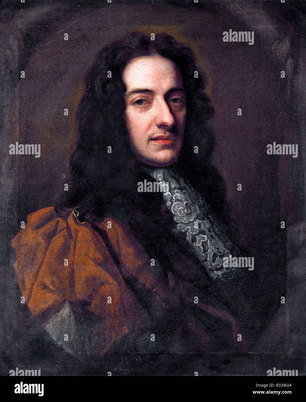 Nicola Matteis, fue el primer notable violinista barroco italiano en Londres Foto de stock