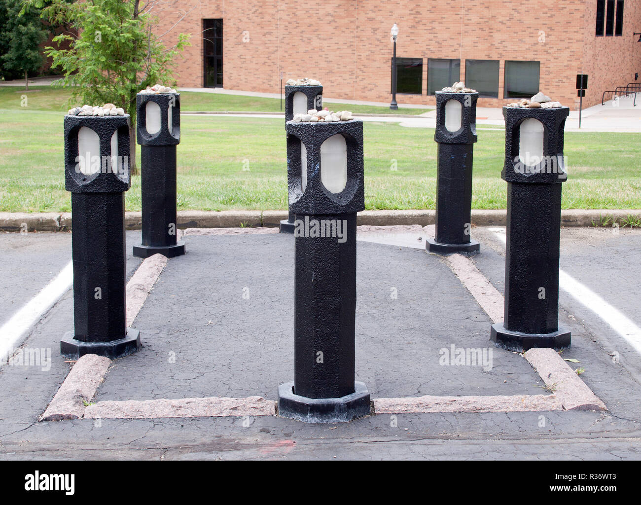 La Kent State masacre monumento en Ohio Foto de stock