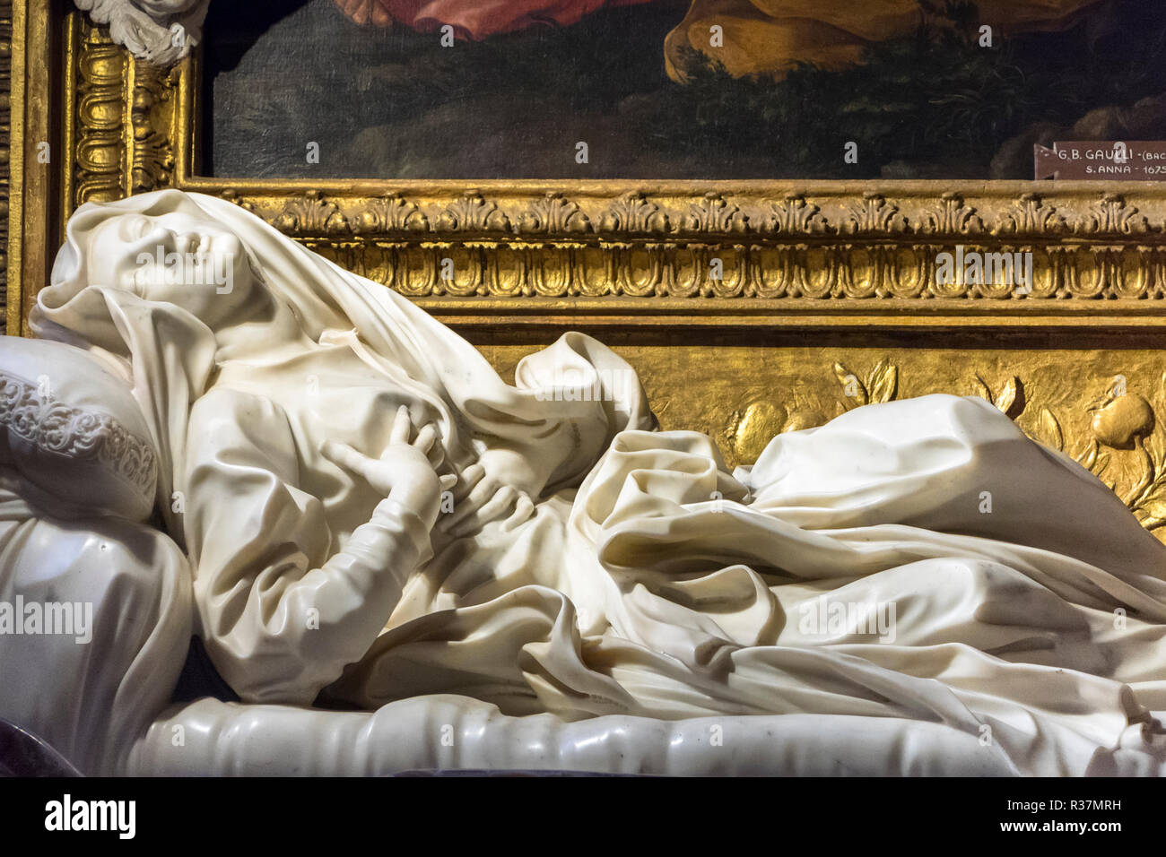 Gian Lorenzo Bernini la estatua de beata Ludovica Albertoni en la