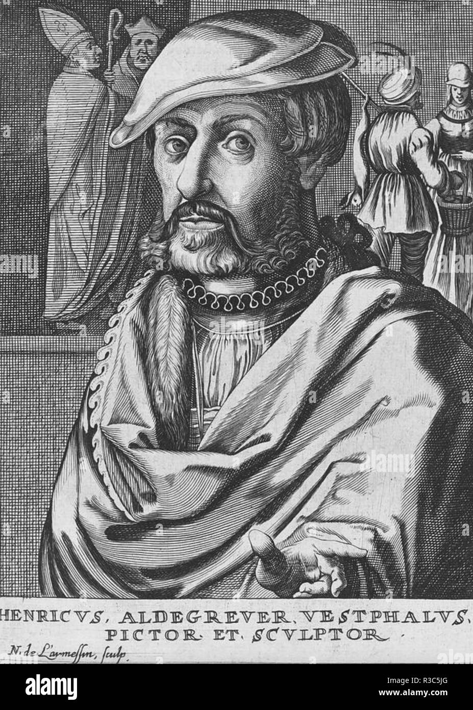 HEINRICH ALDEGREVER (c) 1502-1561 Pintor y grabador alemán Fotografía de  stock - Alamy