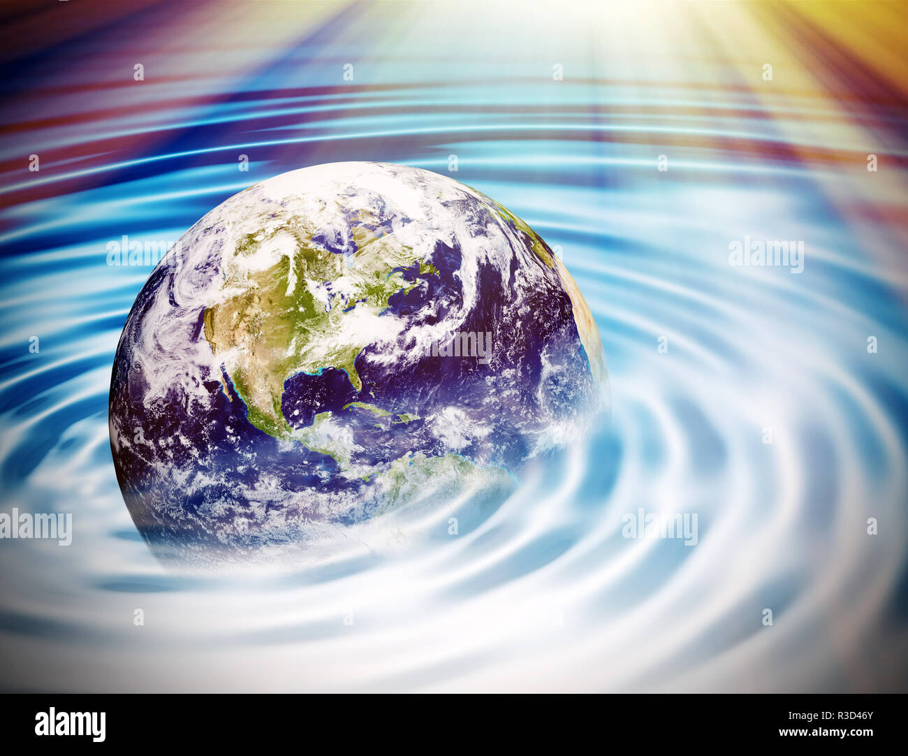 Concepto, calentamiento global - Elementos de esta imagen proporcionada por  la NASA Fotografía de stock - Alamy