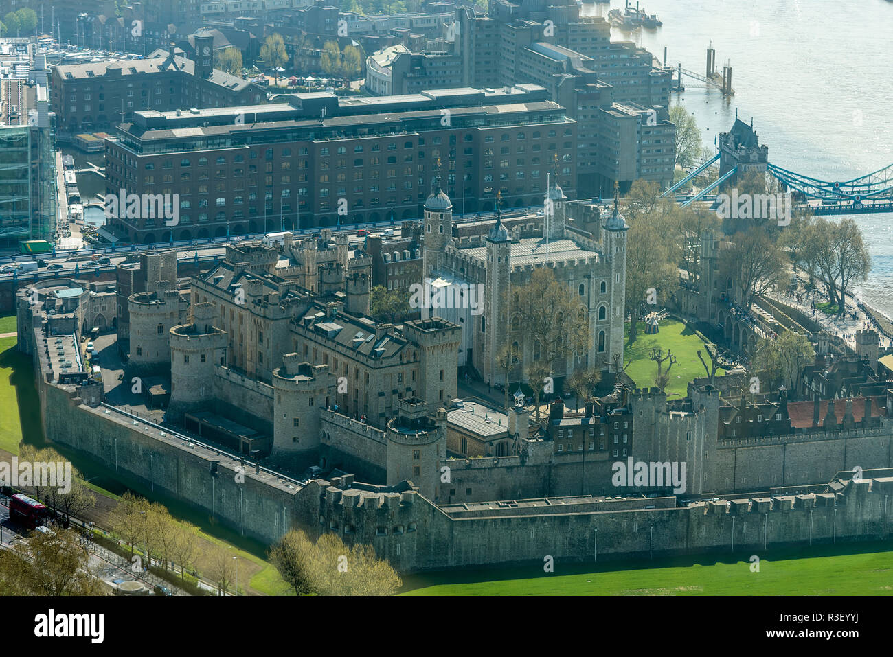 Tower of London, Londres, Reino Unido. Foto de stock