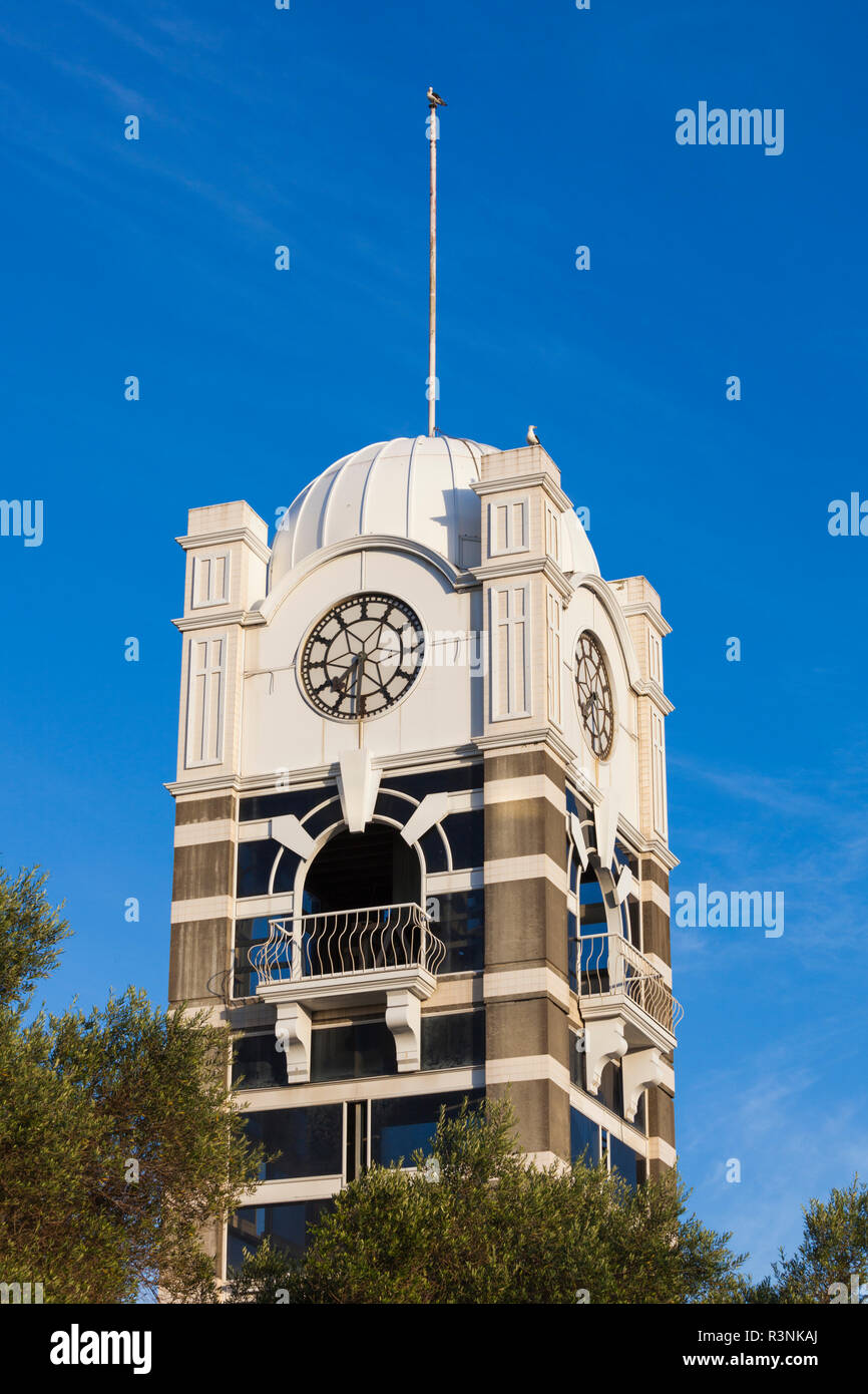 Nueva Zelanda, Isla Norte, New Plymouth. Torre del reloj Fotografía de  stock - Alamy
