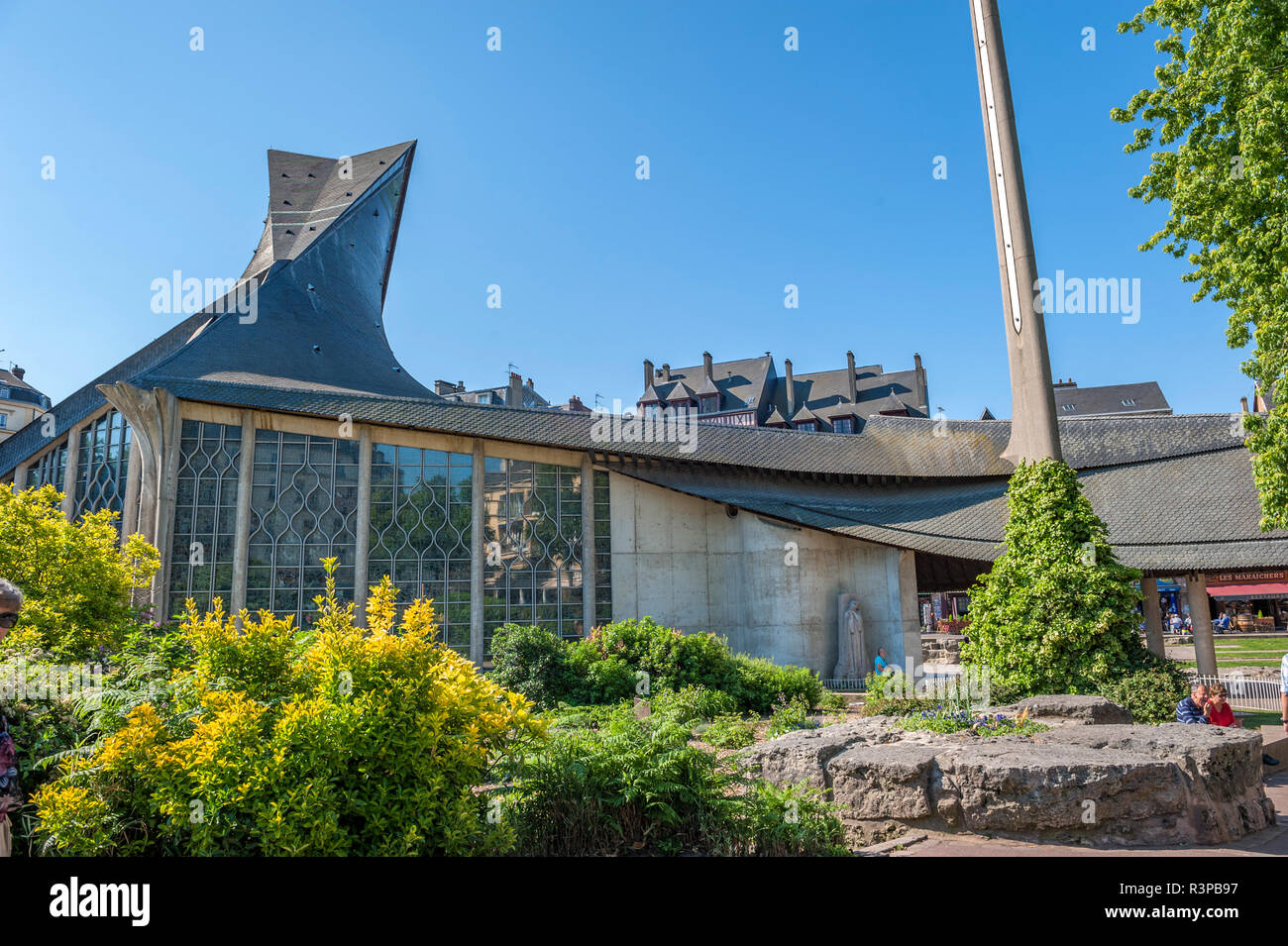 Juana de Arco quemada en juego ubicación, la Iglesia de Santa Juana de
