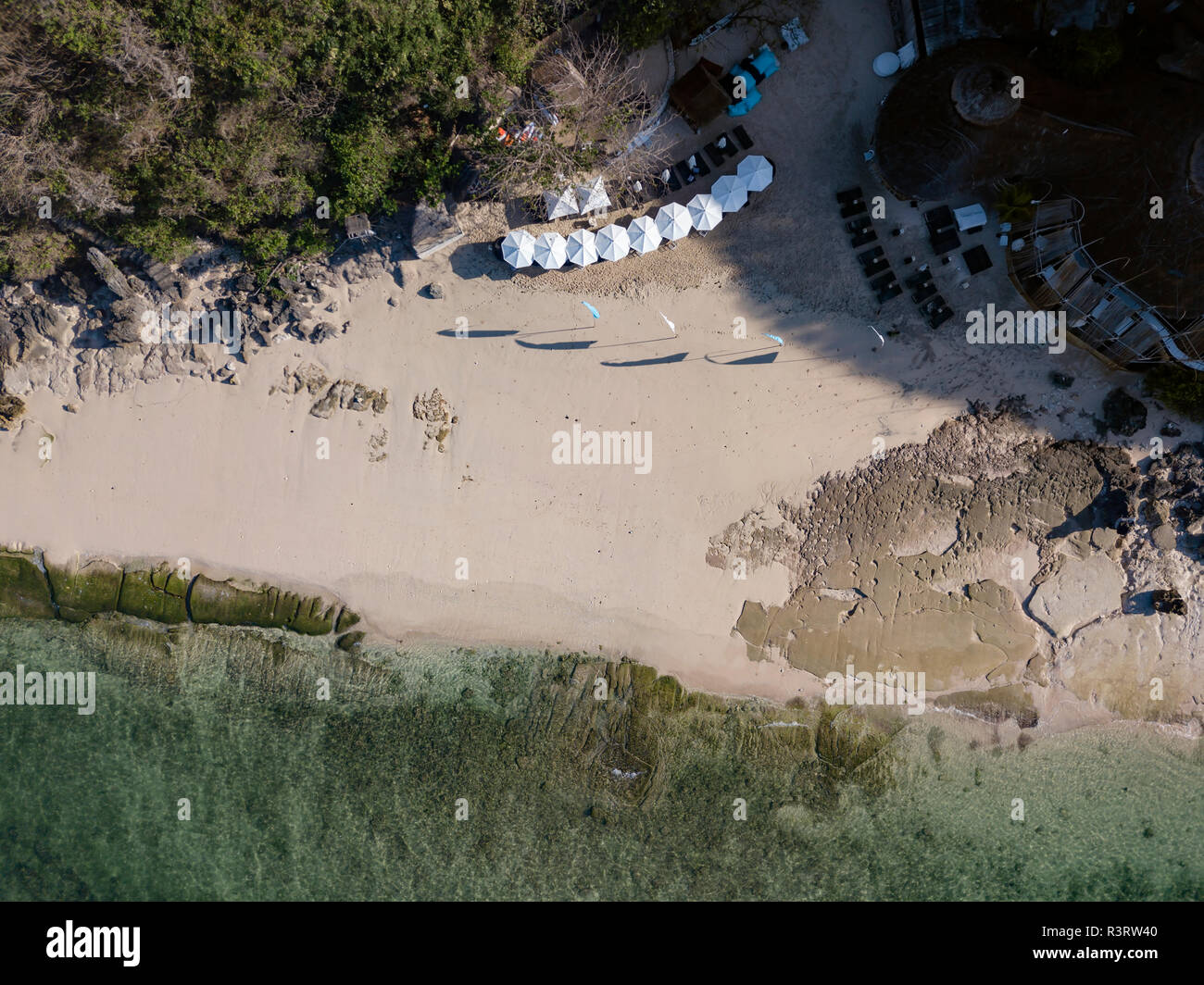 Indonesia, Bali, vista aérea de Melasti beach Foto de stock