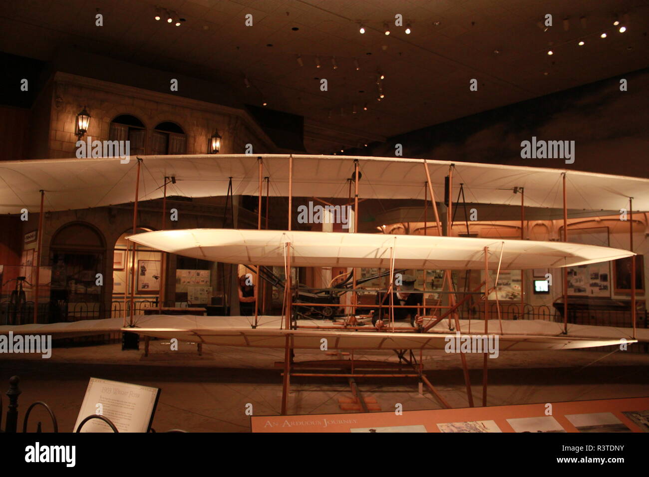 Modelo de los hermanos Wright planes Foto de stock