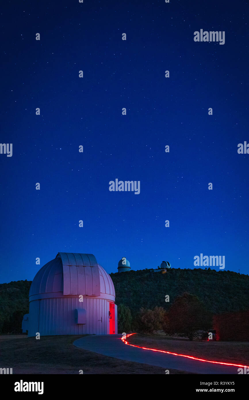 El observatorio McDonald es un observatorio astronómico ubicado cerca de la comunidad no constituidas en sociedad de Fort Davis en Jeff Davis County, Texas, United St Foto de stock
