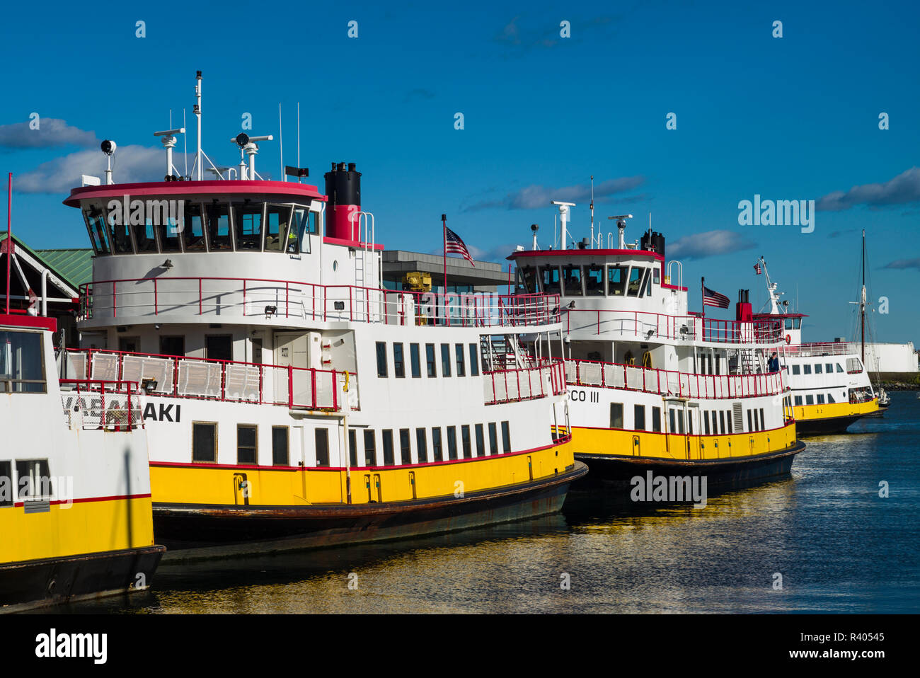 Estados Unidos, Maine, Portland, Casco Bay Ferries Fotografía de stock -  Alamy