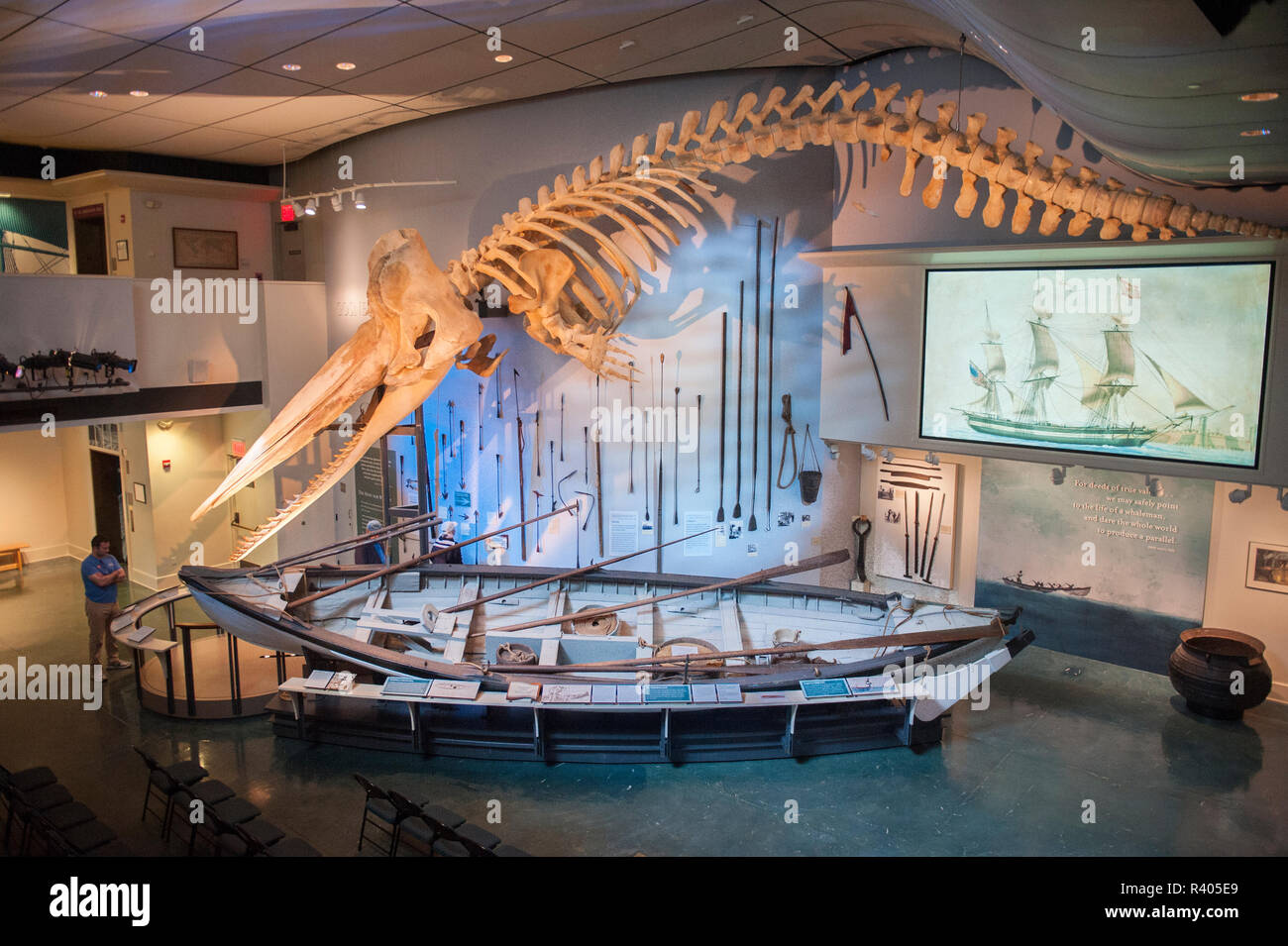 Whaling Museum, Nantucket, Massachusetts, EE.UU. Foto de stock