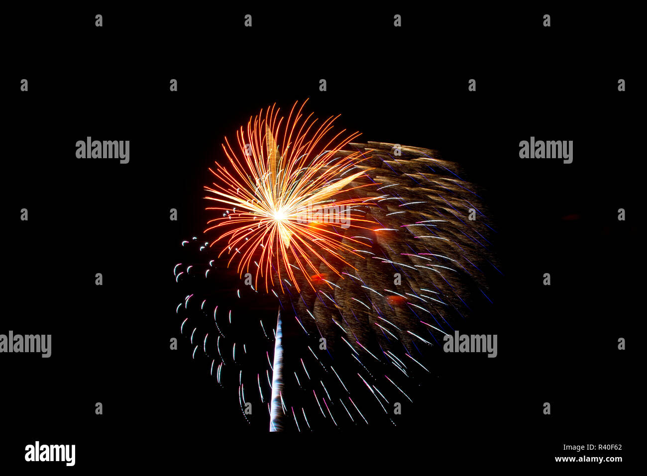 Estados Unidos, Minnesota, Mendota Heights, Fireworks Foto de stock