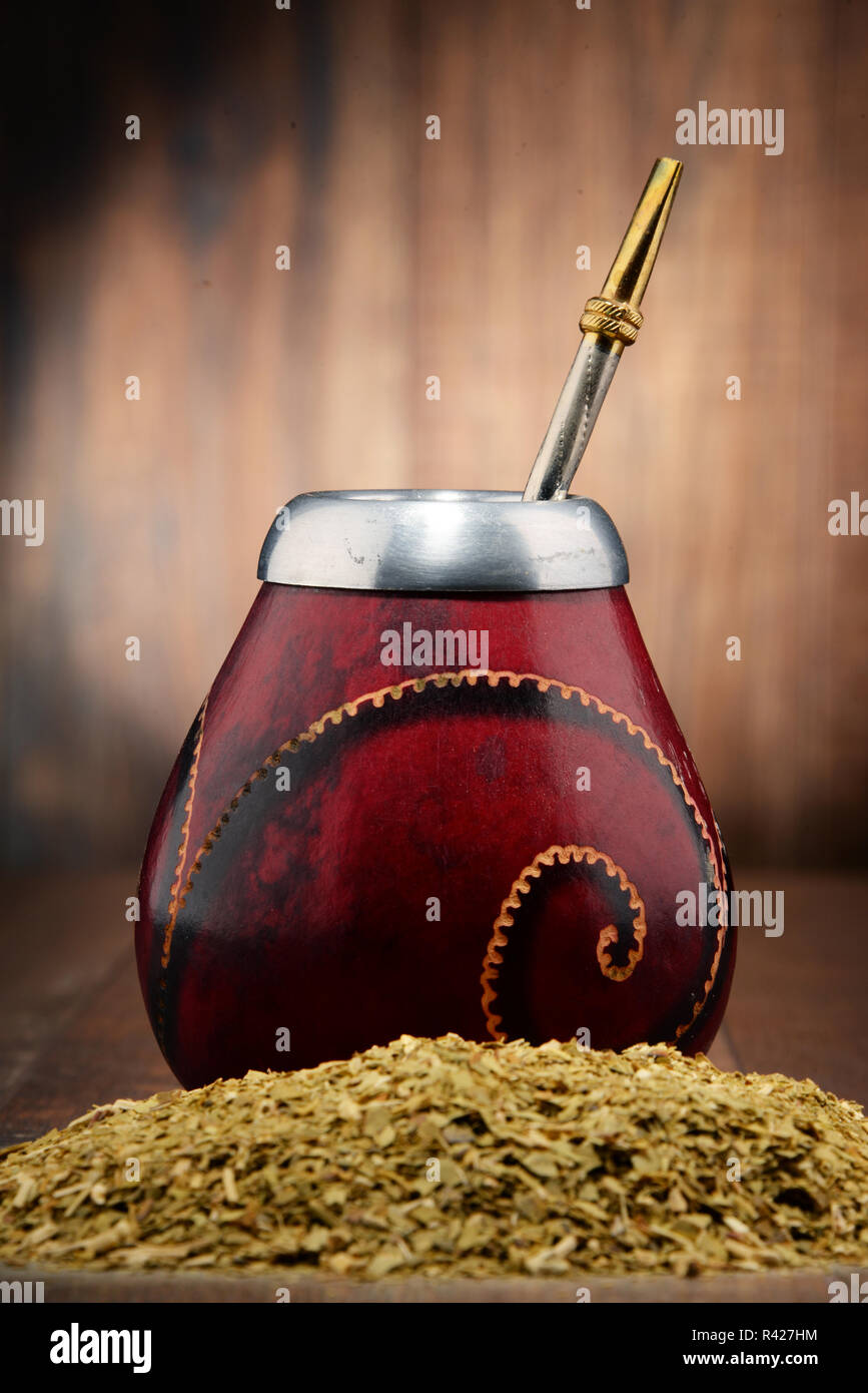 Vaso para beber mate argentino Fotografía de stock - Alamy