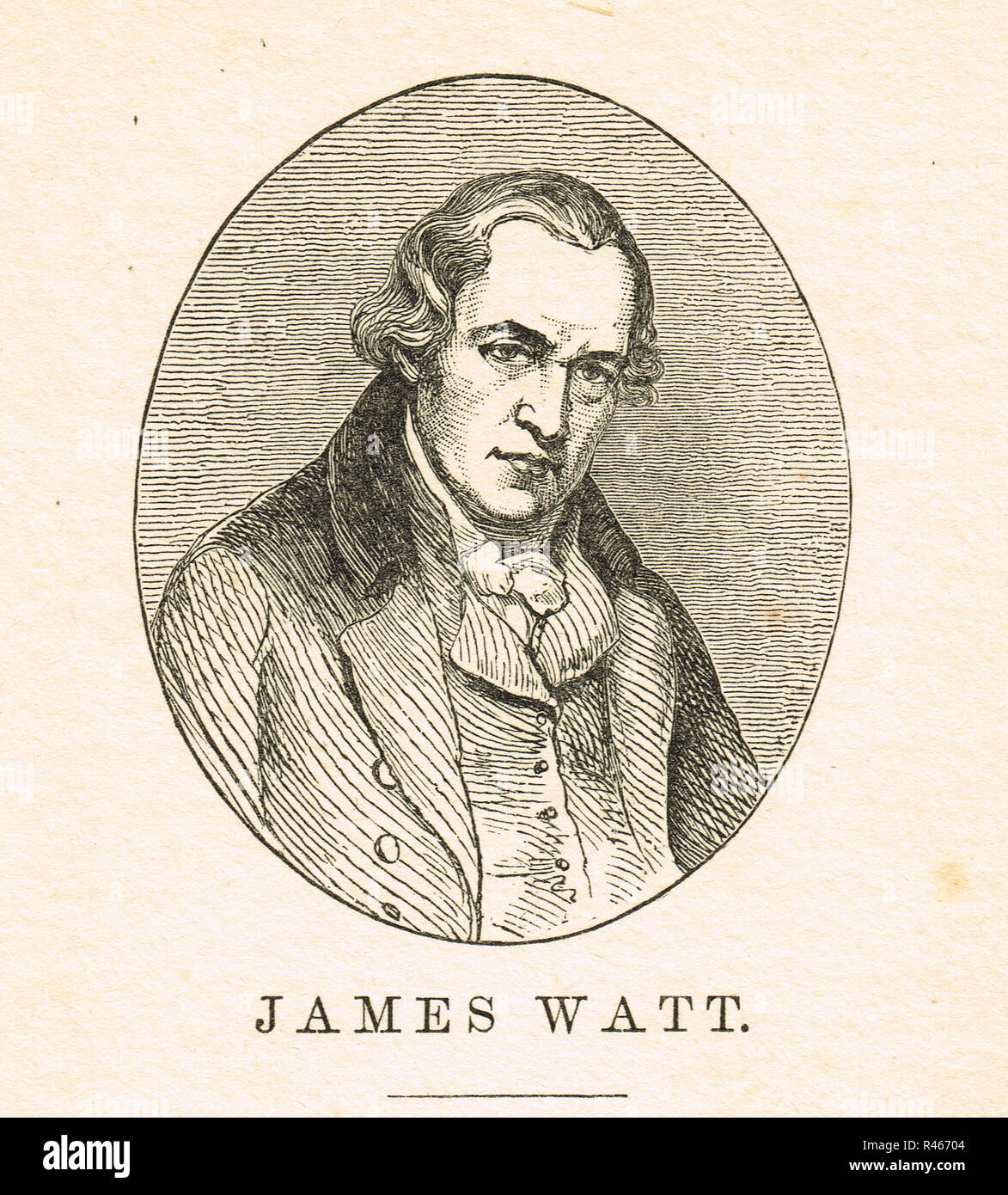 James Watt, escocés inventor y el ingeniero Foto de stock