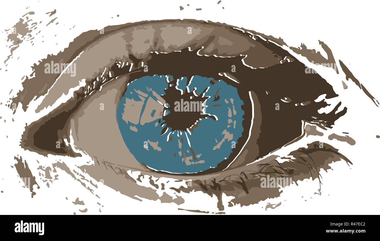 Dibujos creativos ojo. El arte inspira a la gente. Este dibujo de un ojo es un gran diseño para el diseño gráfico. Inspirado artísticamente la ilustración Imagen Vector de stock - Alamy Dibujos creativos ojo. El arte inspira a la gente. Este dibujo de un ojo es un gran diseño para el diseño gráfico. Inspirado artísticamente la ilustración Imagen Vector de stock - Alamy
