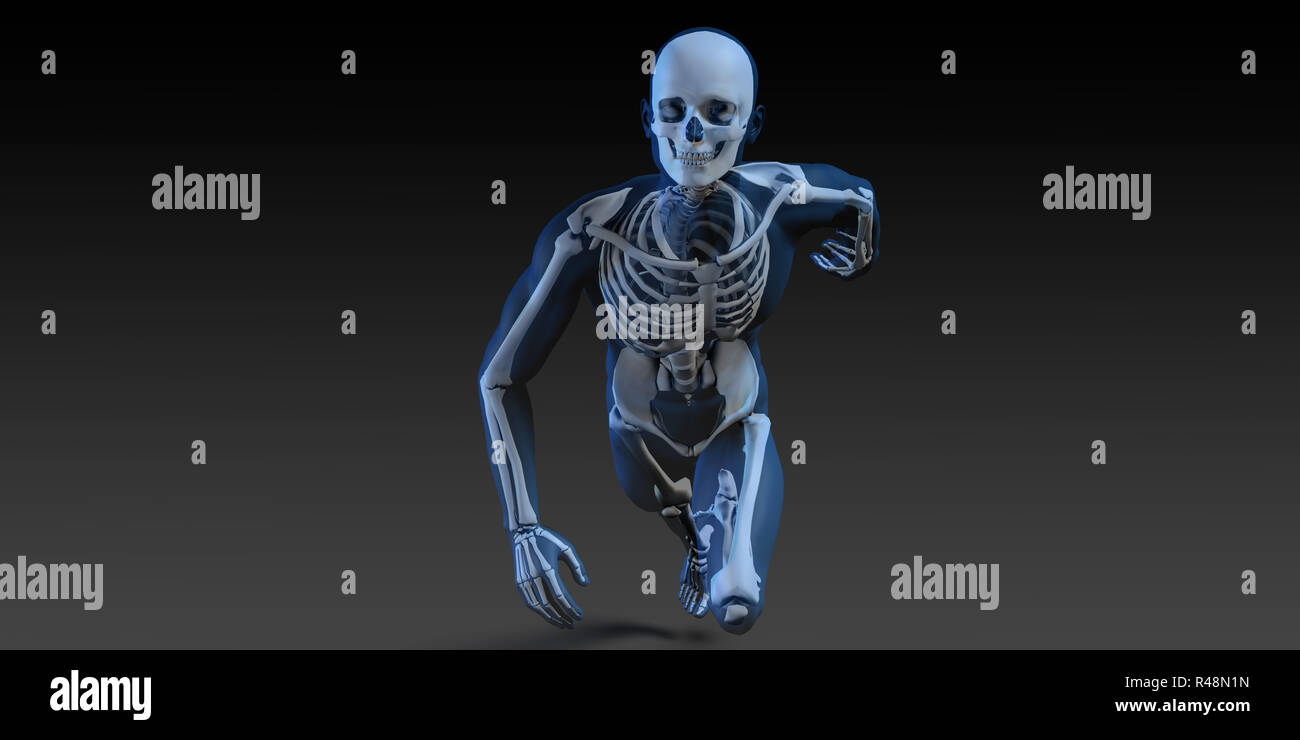 Escanear con radiografía de huesos Fotografía de stock - Alamy