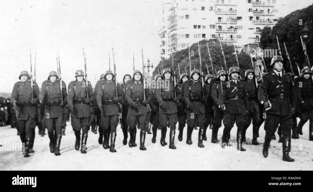 Soldados argentinos WW2 Foto de stock
