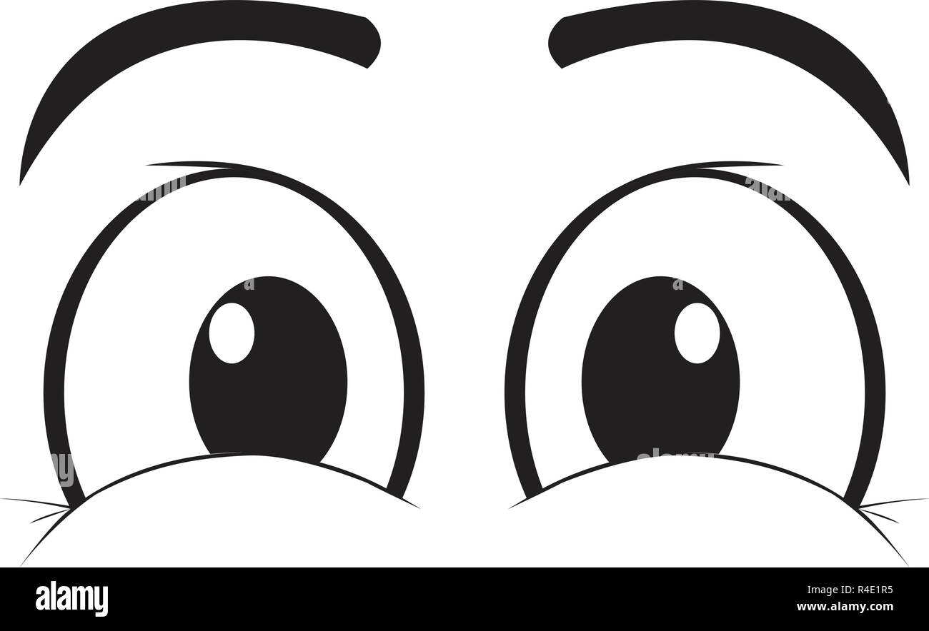Ojos tiernos Imágenes vectoriales de stock - Alamy