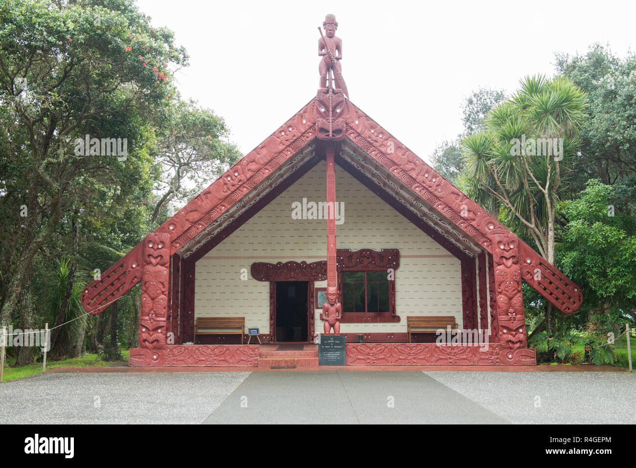 Waitangi viaje Foto de stock