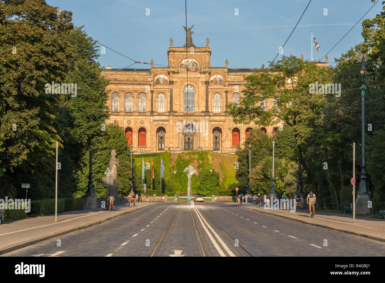 Maximilianeum, Parlamento de Baviera, Múnich, Alemania Foto de stock