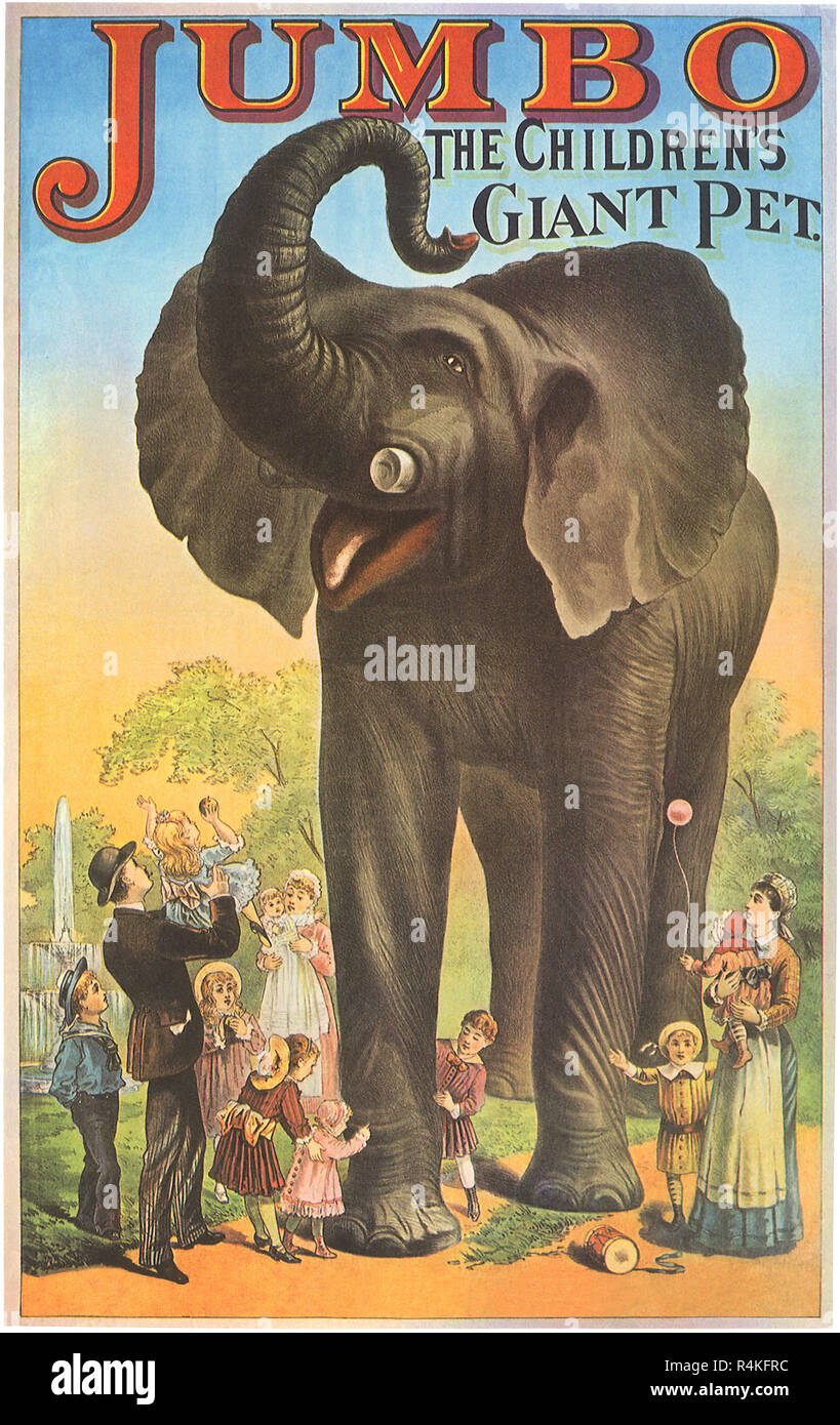 Ad69 Circo Vintage MAYORES MOSTRAR EN TIERRA ELEFANTE Cartel Impresión A4 