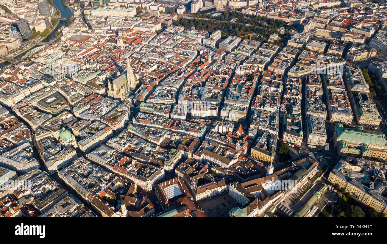 Innere Stadt, el casco antiguo de Viena, Austria Foto de stock
