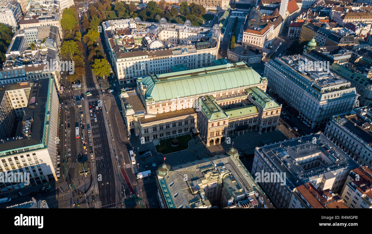 Wiener Staatsopera, Ópera de Viena, Viena, Austria Foto de stock