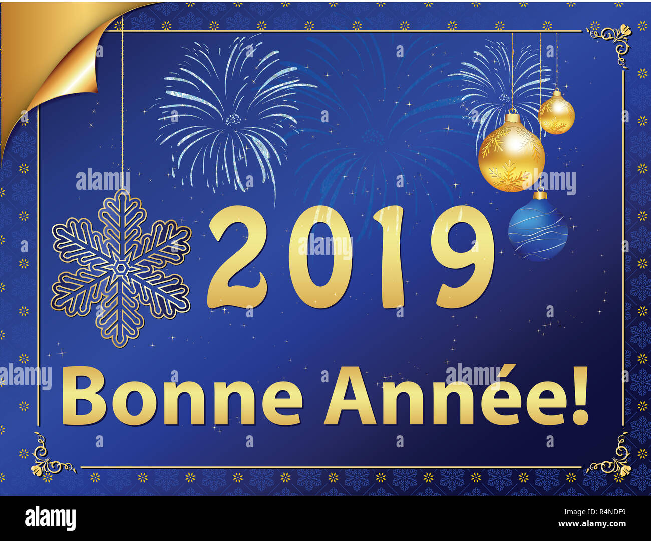 Feliz año nuevo en francés fotografías e imágenes de alta resolución - Alamy