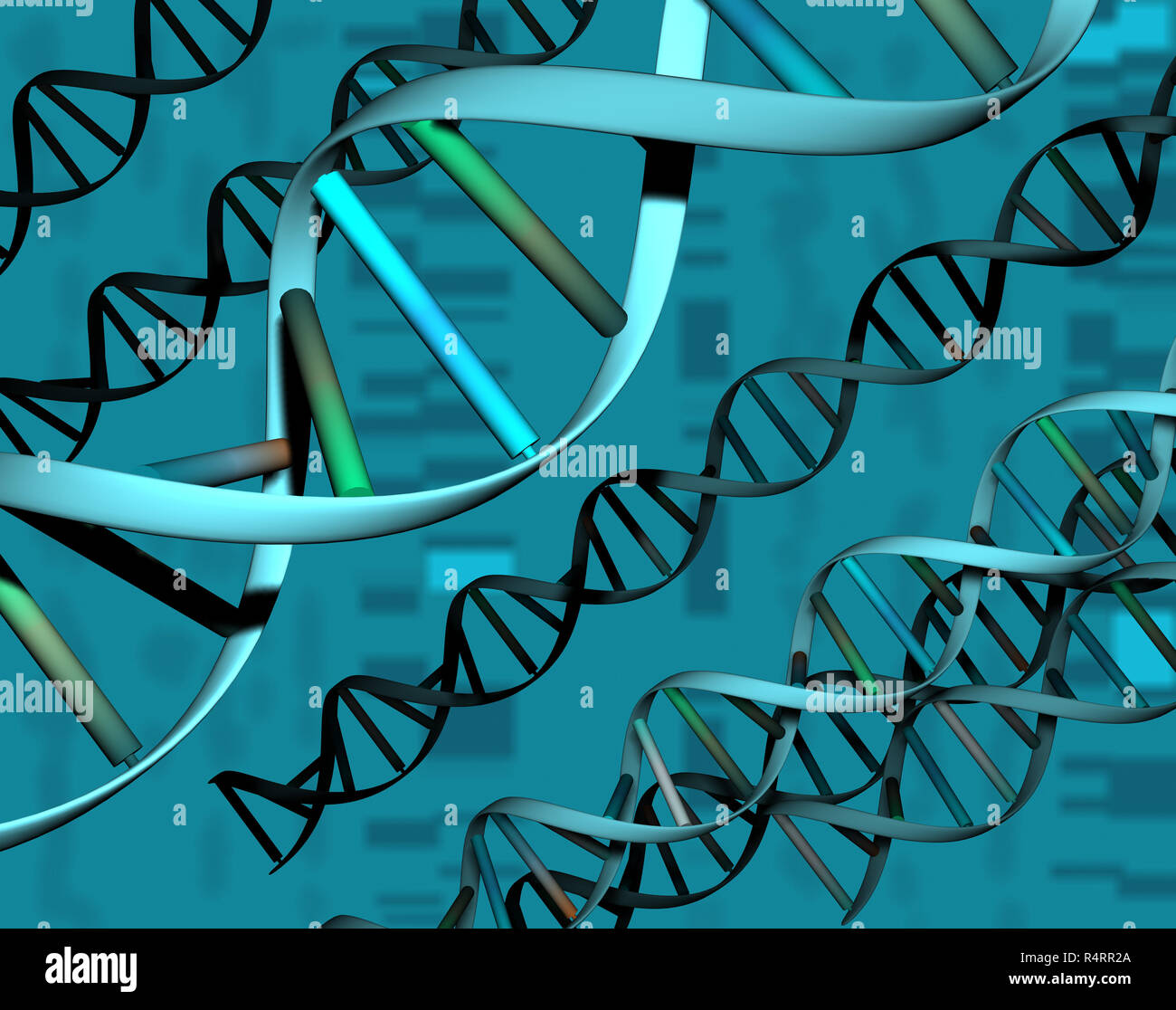 El material genético de la célula Fotografía de stock Alamy